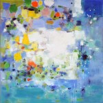 Island 8, Oil on Canvas, Size: 36h x 36w inches