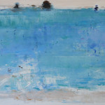 Sea Horizon, Oil on Canvas, Size: 48h x 36w inches