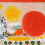 Miro's Desert World, Oil on Canvas, Size: 
