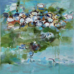 Low Tide 5, Oil on Canvas, Size: 36h x36w inches
