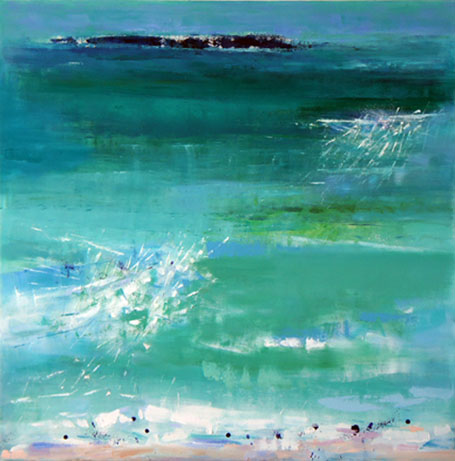 Sandestin 7, Oil on Canvas, Size: 42h x 42w inches